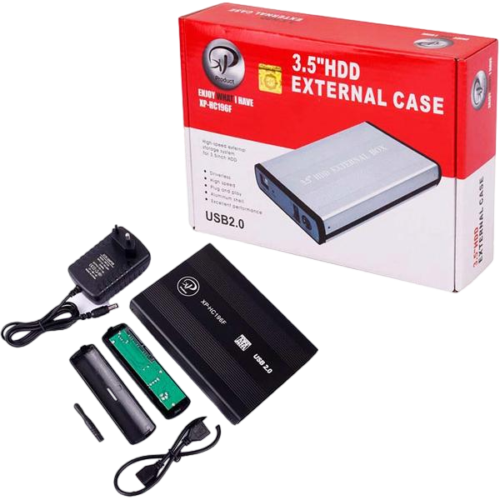 باکس تبدیل SATA به USB 2.0 هارددیسک 3.5 اینچ ایکس پی پروداکت مدل XP-HC196A - دوسو آی تی
