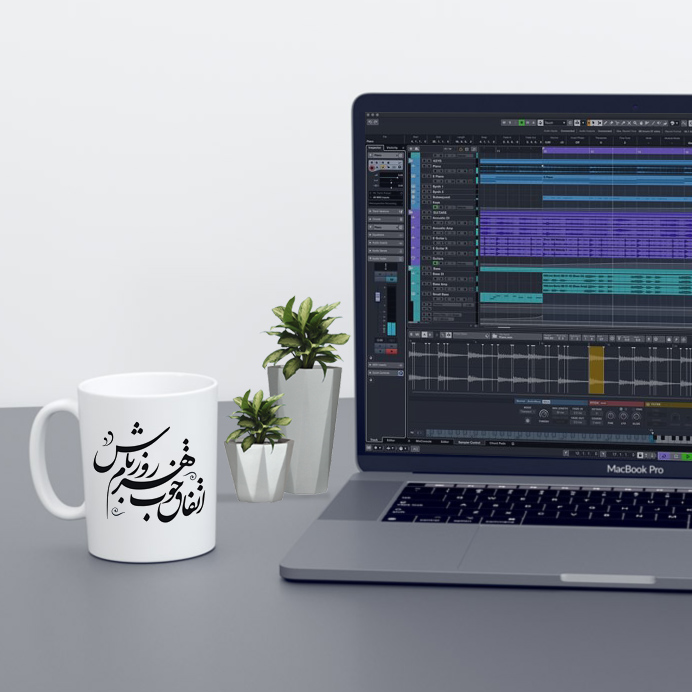 ماگ طرح شعر کد 02