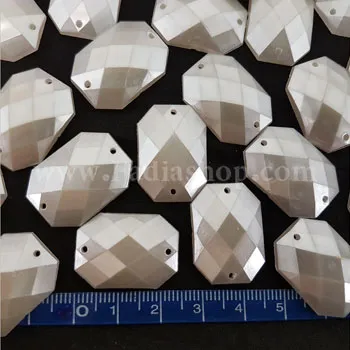 نگین تراش دار کرم مستطیل 2316