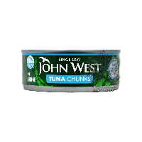 کنسرو ماهی تن در آب نمک 145 گرم جان وست - john west