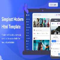 دانلود قالب HTML جامعه مجازی Simplest