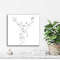 تابلو شاسی آتریسا مدل لاین ارت مینیمال Abstract Line