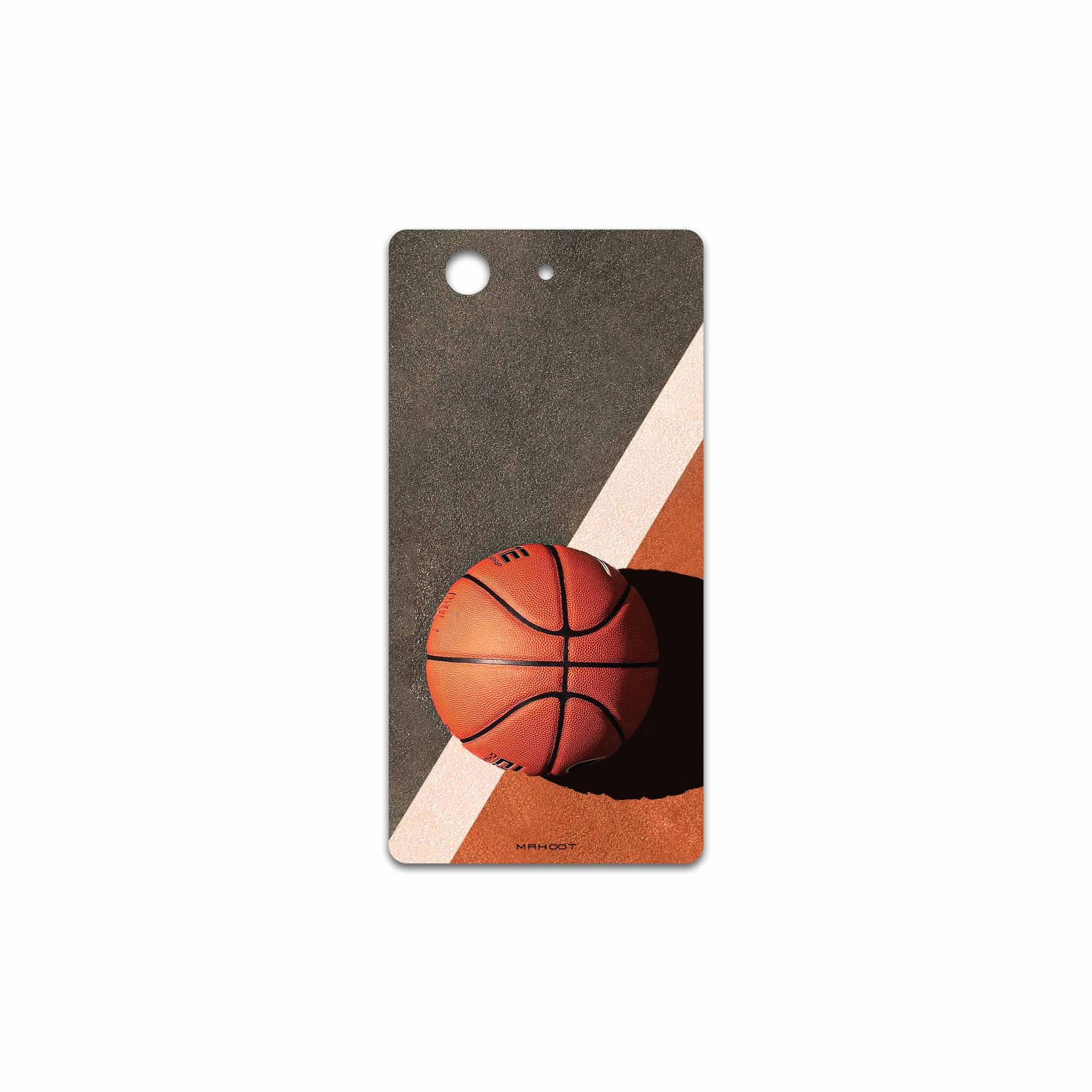 برچسب پوششی ماهوت مدل Basketball مناسب برای گوشی موبایل سونی Xperia Z3 Compact
