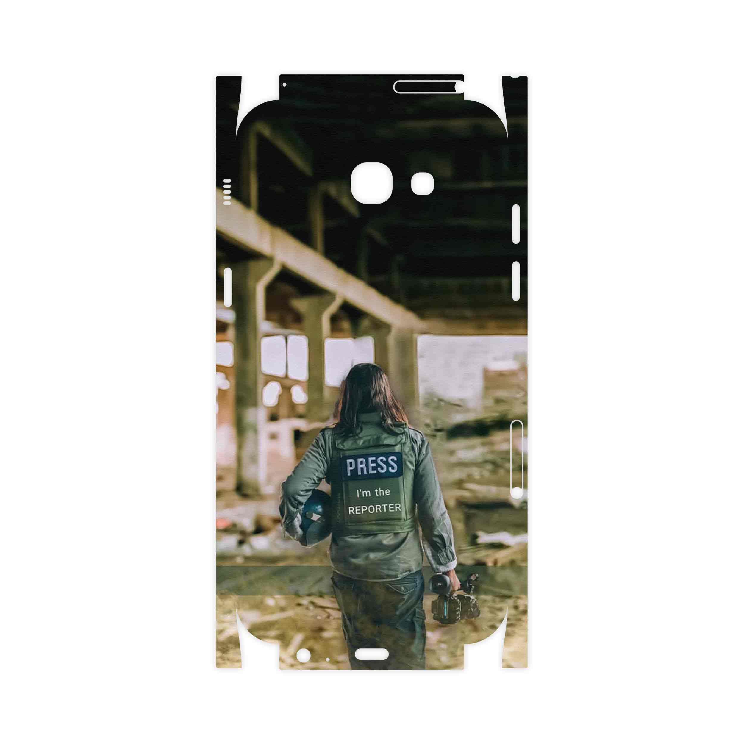 برچسب پوششی ماهوت مدل Reporter-FullSkin مناسب برای گوشی موبایل سامسونگ Galaxy A5 2017