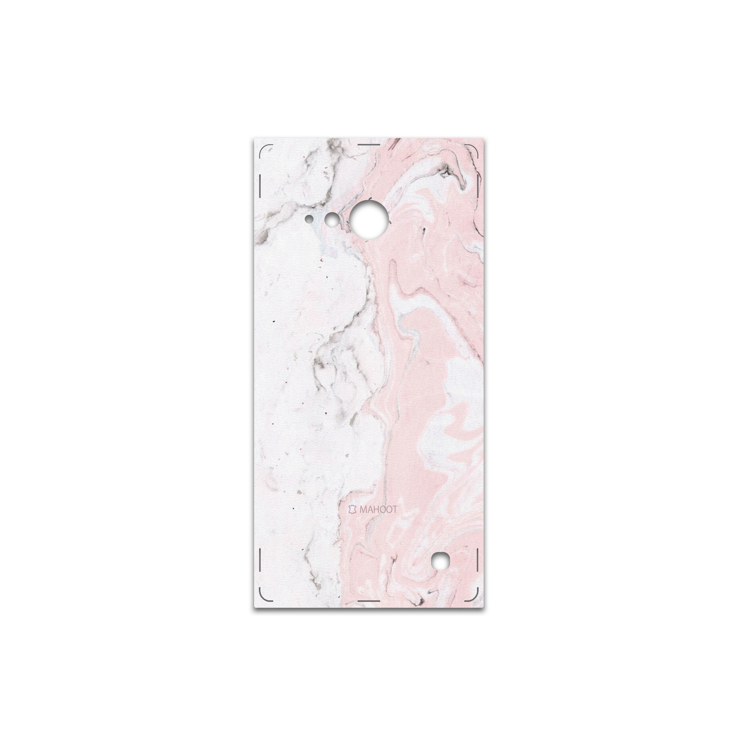برچسب پوششی ماهوت مدل Blanco-Pink-Marble مناسب برای گوشی موبایل نوکیا Lumia 730
