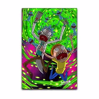 تابلو شاسی گوفی مدل انیمیشن ریک و مورتی طرح Rick and Morty کد GRE58 | دنیای قاب