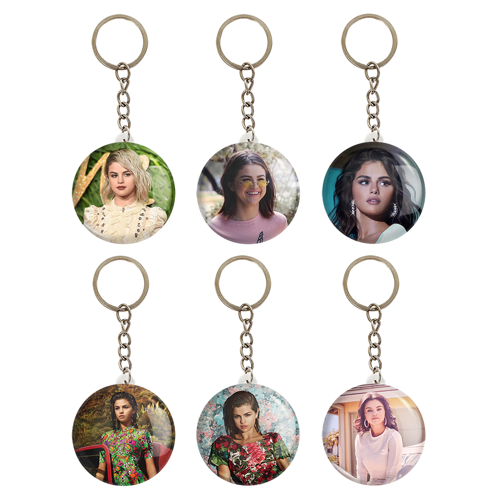 جاکلیدی خندالو مدل سلنا گومز Selena Gomez کد 1102B مجموعه 6 عددی