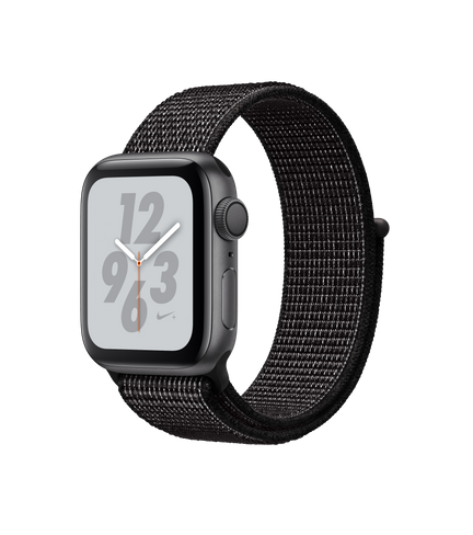 ساعت مچی هوشمند اپل واچ سری4 40 میلیمتر نایک پلاس با بند لوپ نایک مشکی