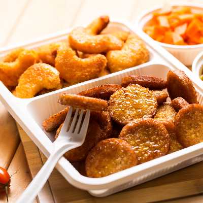 ظرف یکبار مصرف آملون مدل 2pb مجموعه 24 عددی