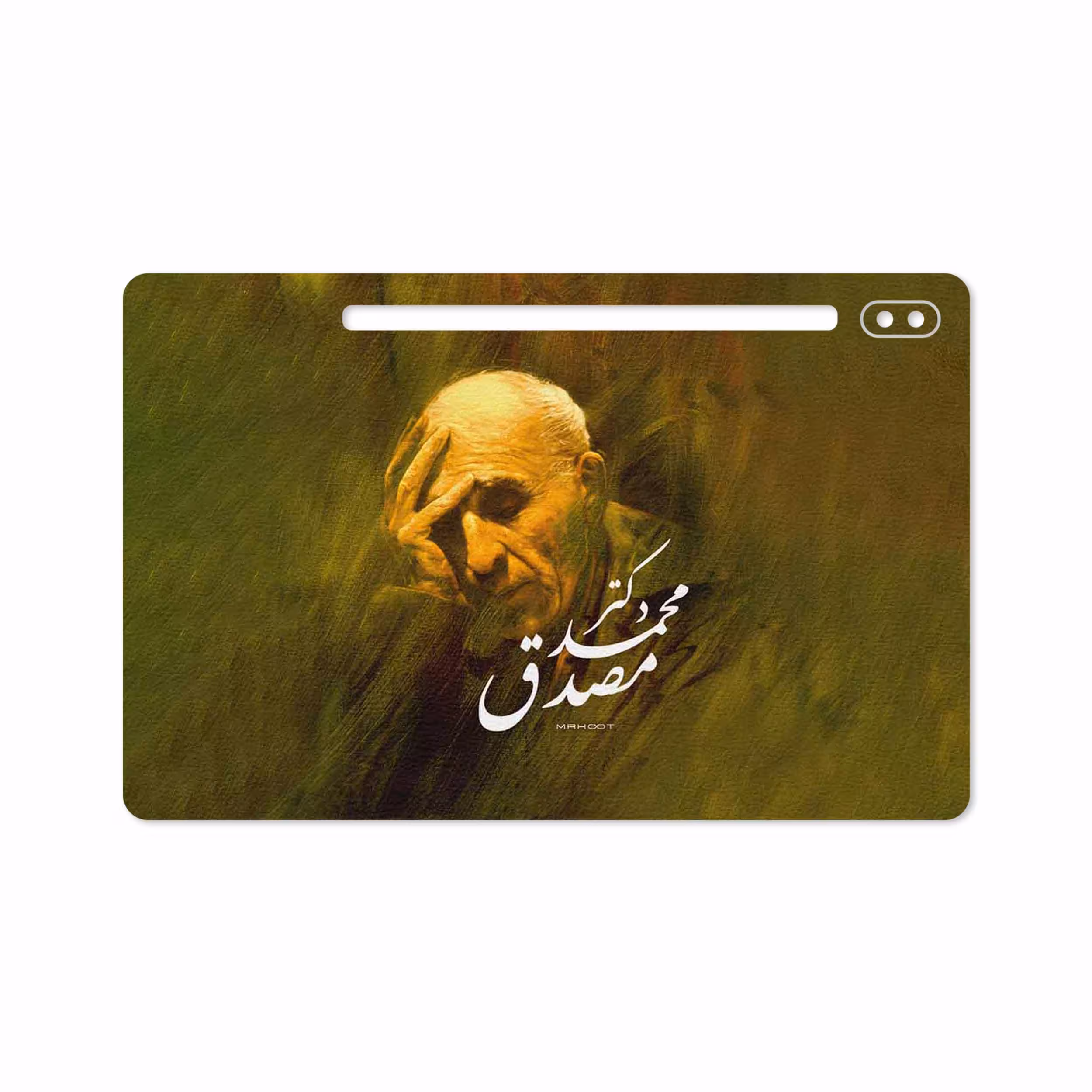برچسب پوششی ماهوت مدل Dr-Mosadeq مناسب برای تبلت سامسونگ Galaxy Tab S6 2019 SM-T865