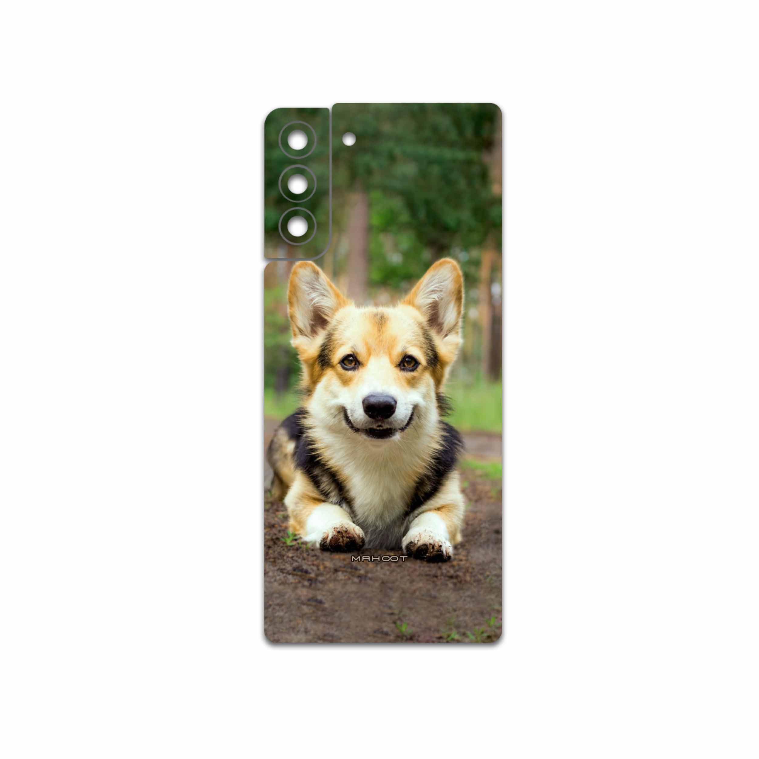 برچسب پوششی ماهوت مدل Dog-2 مناسب برای گوشی موبایل سامسونگ Galaxy S21 Plus 5G
