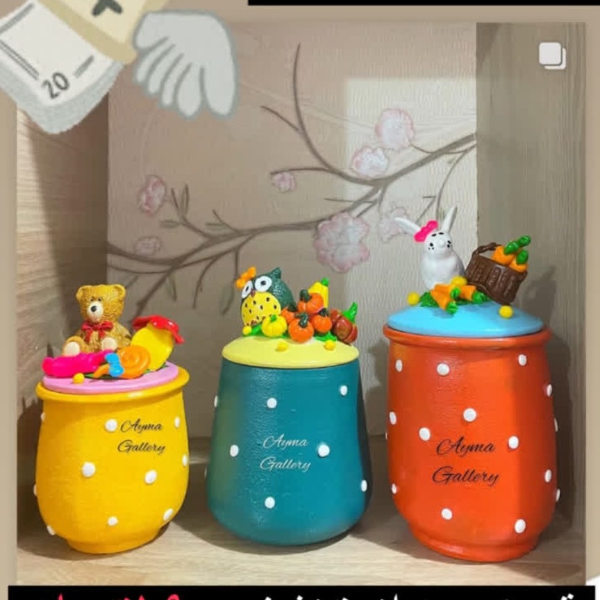 بانکه آشپزخانه با رنگ مختلف