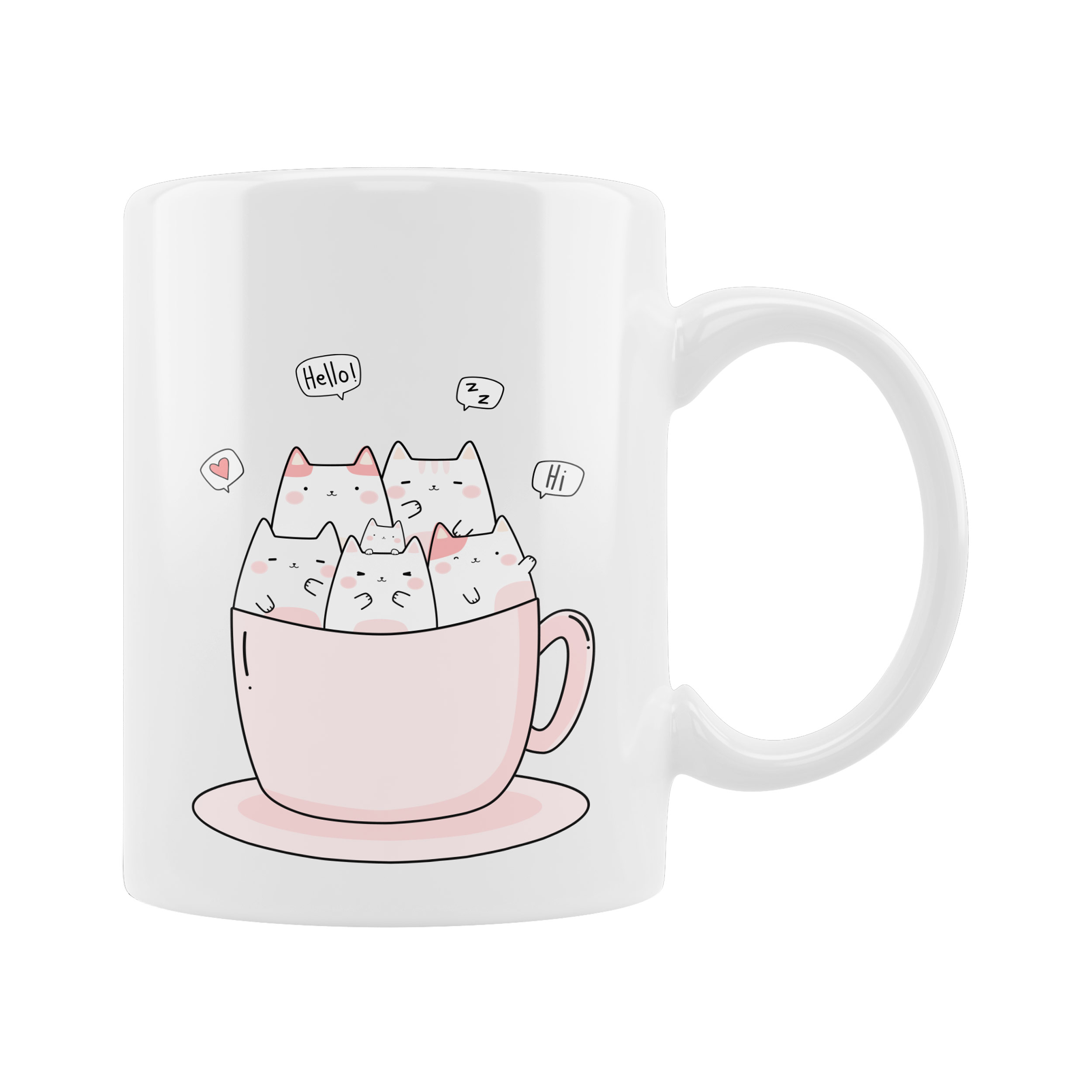 ماگ مدل گربه 04