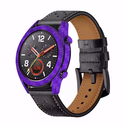 برچسب ماهوت طرح Purple-Fiber مناسب برای ساعت هوشمند هوآوی Watch GT