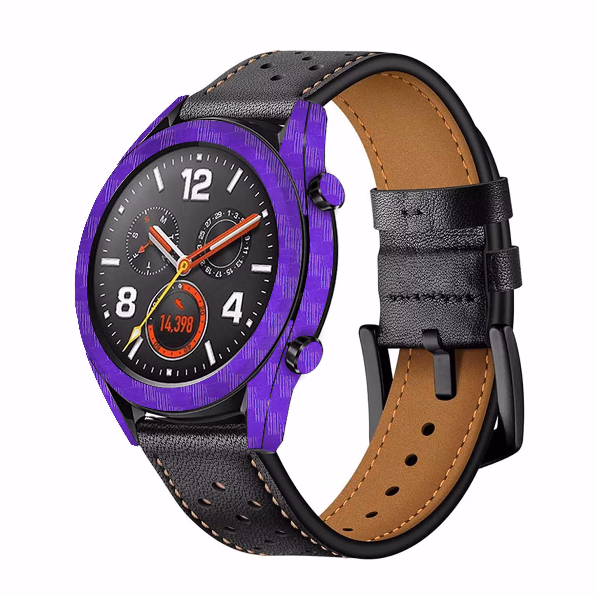 برچسب ماهوت طرح Purple-Fiber مناسب برای ساعت هوشمند هوآوی Watch GT