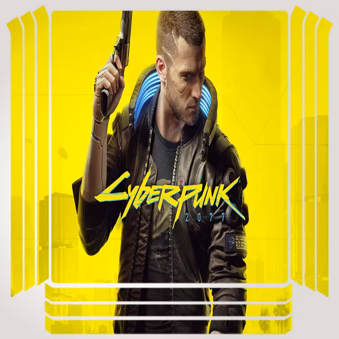 برچسب پلی استیشن ۴ مدل cyberpunk کد PSP-312 