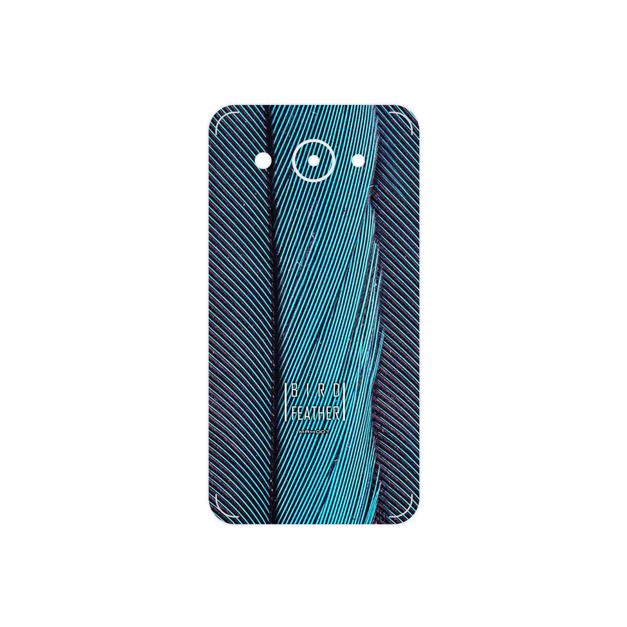 برچسب پوششی ماهوت مدل Turquoise feathers مناسب برای گوشی موبایل هوآوی Y3 2017