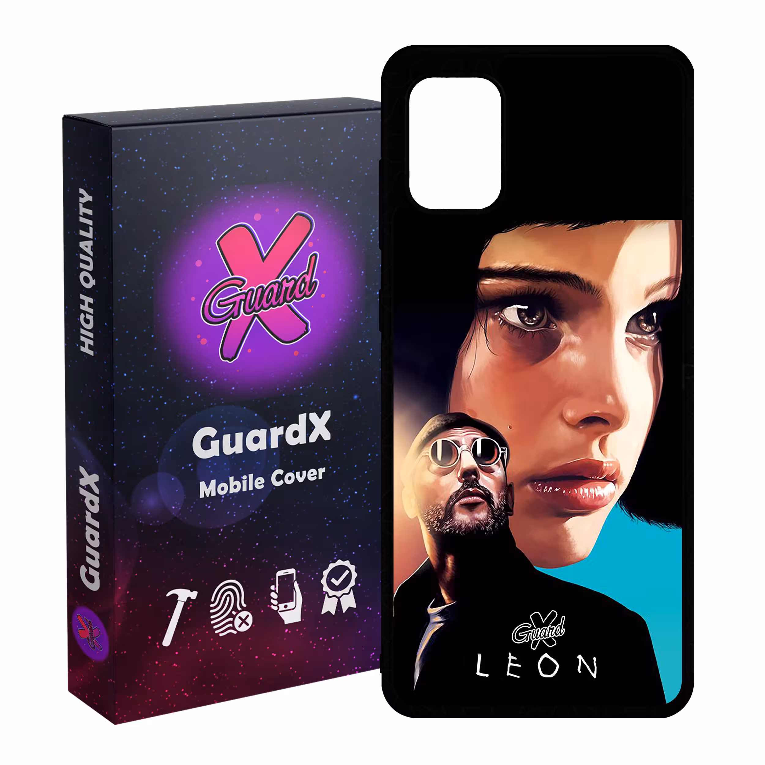 کاور گارد ایکس طرح Leon مدل Glass10322 مناسب برای گوشی موبایل سامسونگ Galaxy A31