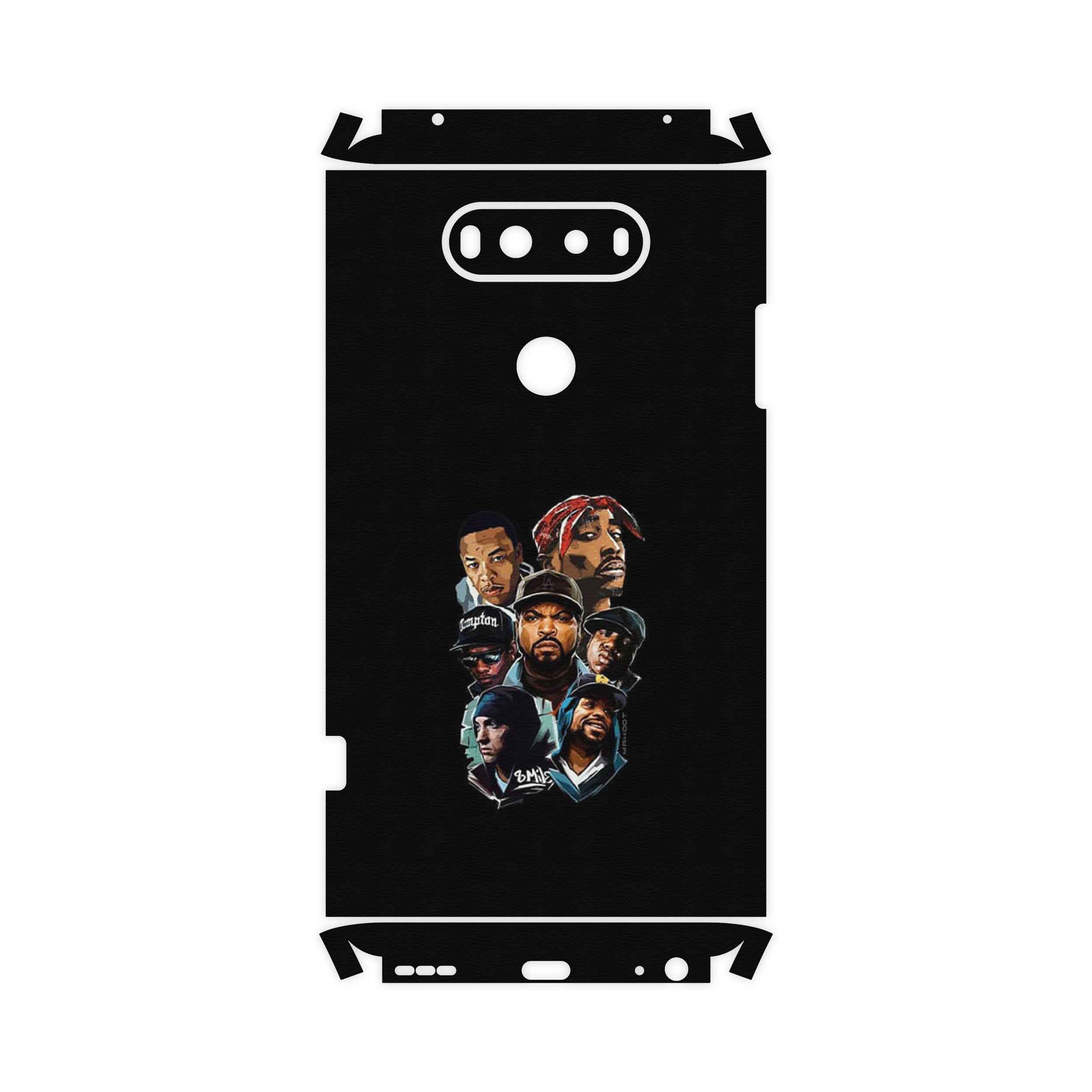 برچسب پوششی ماهوت مدل Great Rappers Digital Art-FullSkin مناسب برای گوشی موبایل ال جی V20