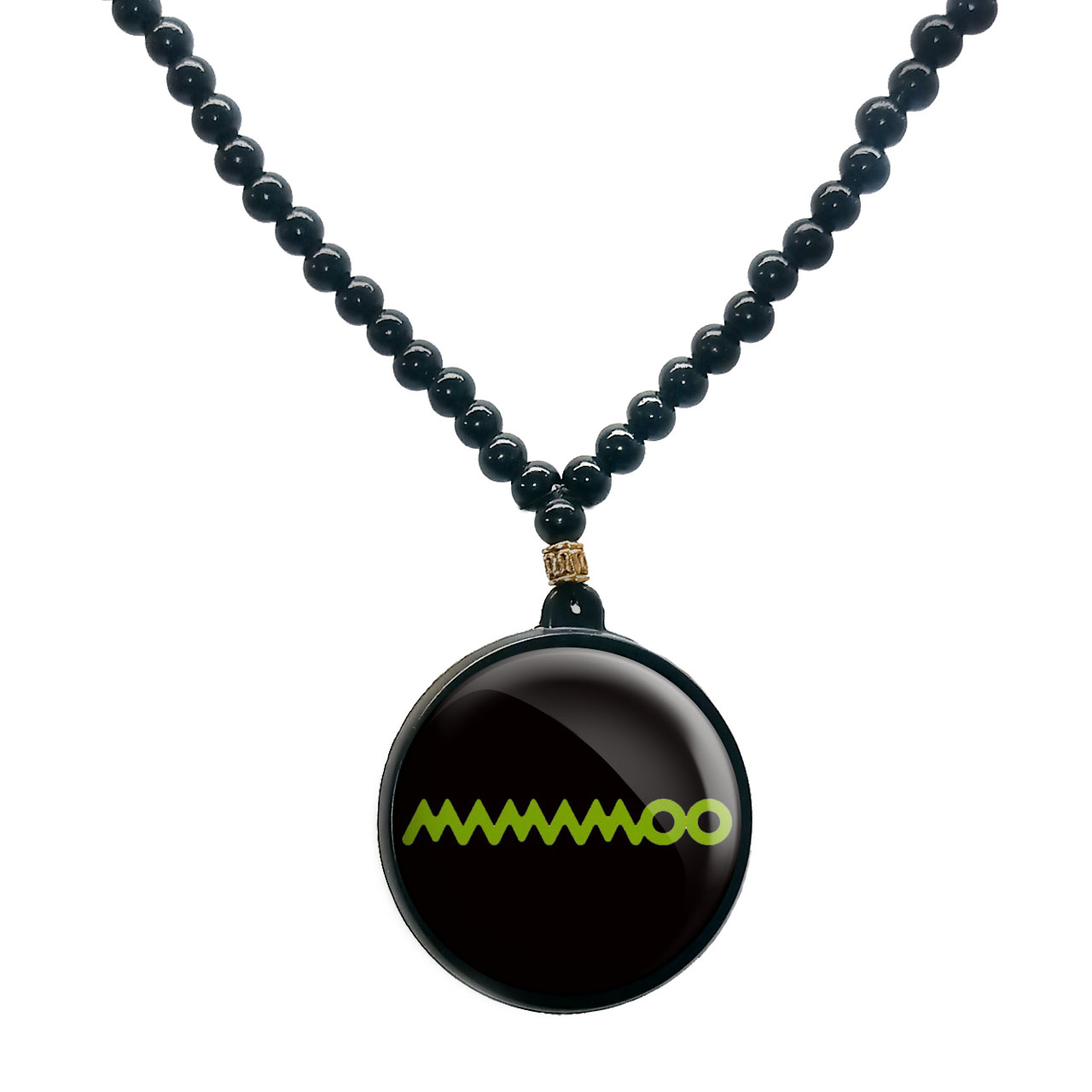 گردنبند پرمانه طرح mamamoo کد pmd.13327 مدل دو طرفه