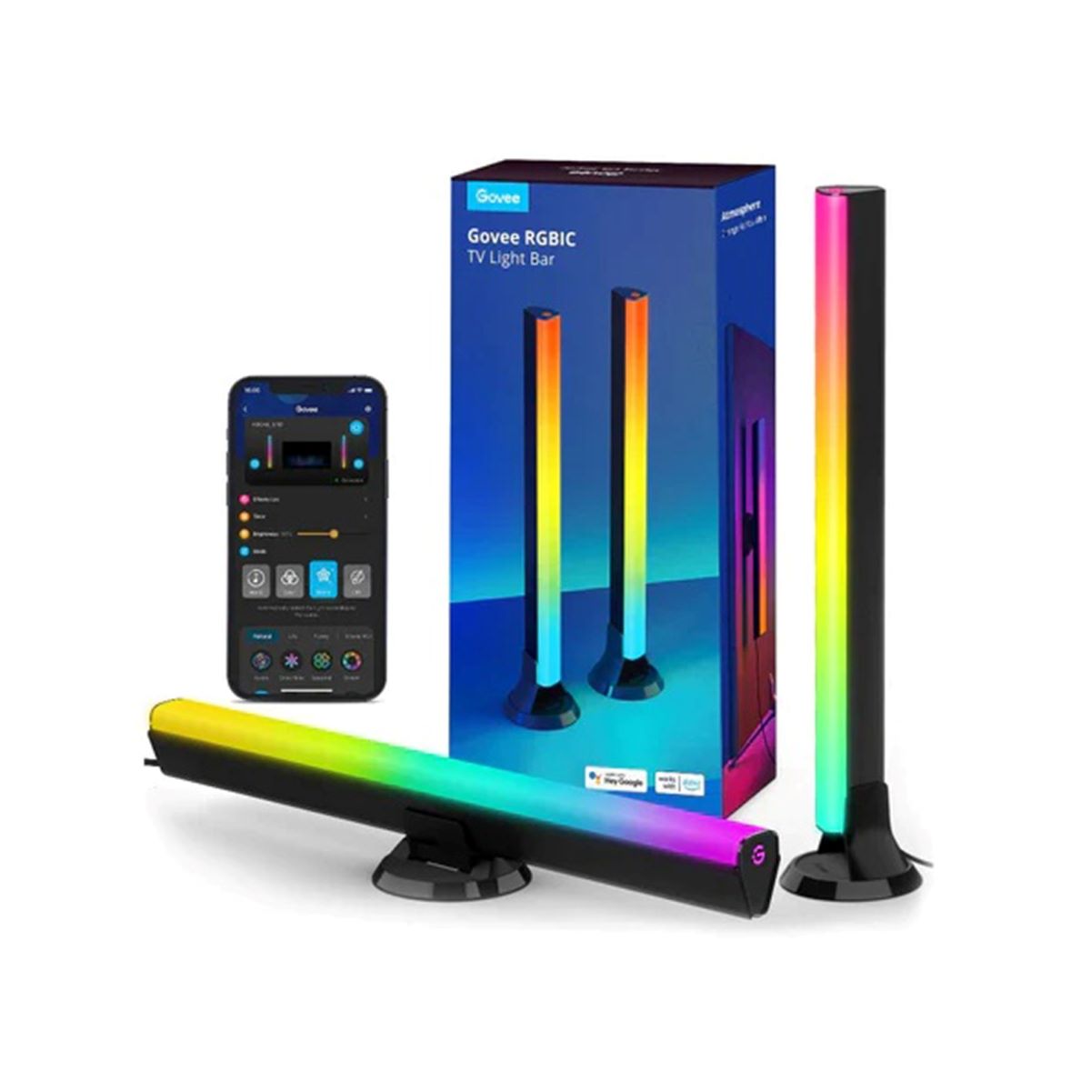 خرید چراغ رومیزی هوشمند Govee RGBIC TV Light Bars 45-70 inch TVs H6046 با بهترین قیمت
