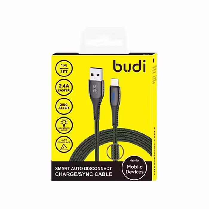 کابل تبدیل USB به لایتنینگ بودی مدل M8J212M طول 1 متر