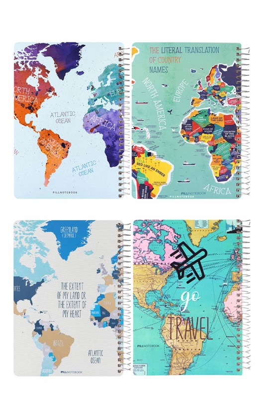 دفتر 100 برگ وزیری جلد سخت جهان