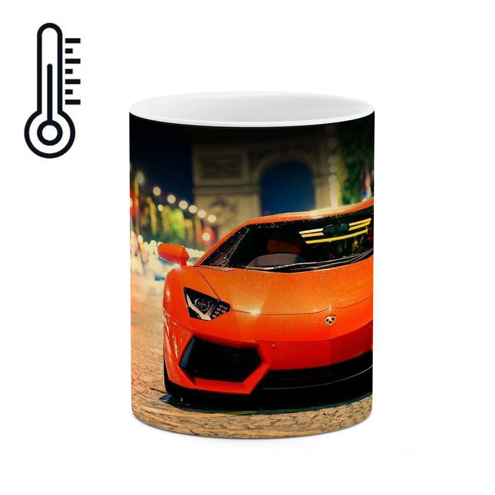 ماگ حرارتی طرح ماشین lamborghini huracan مدل mgph15547