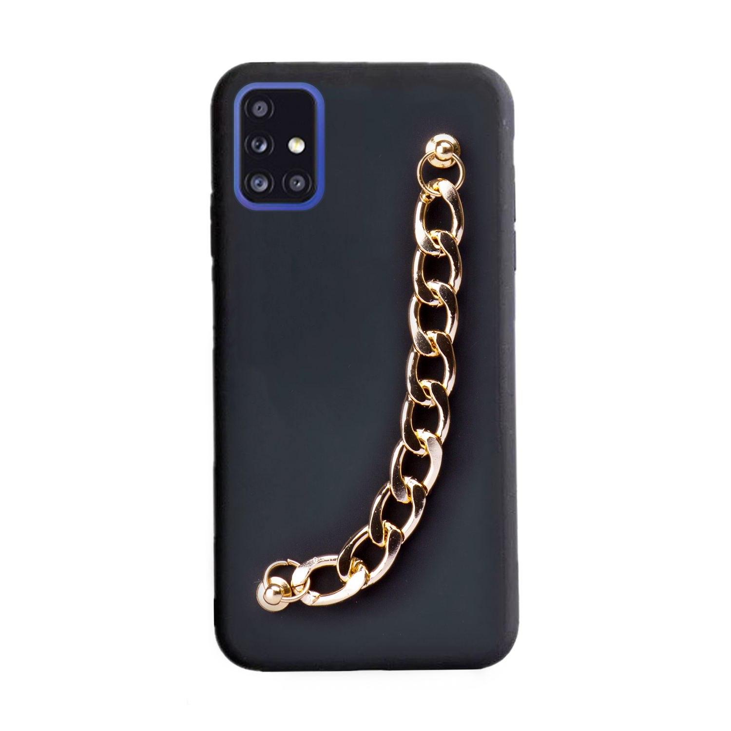 کاور طرح دستبندی مدل زنجیر طلایی مناسب برای گوشی موبایل سامسونگ Galaxy M31s