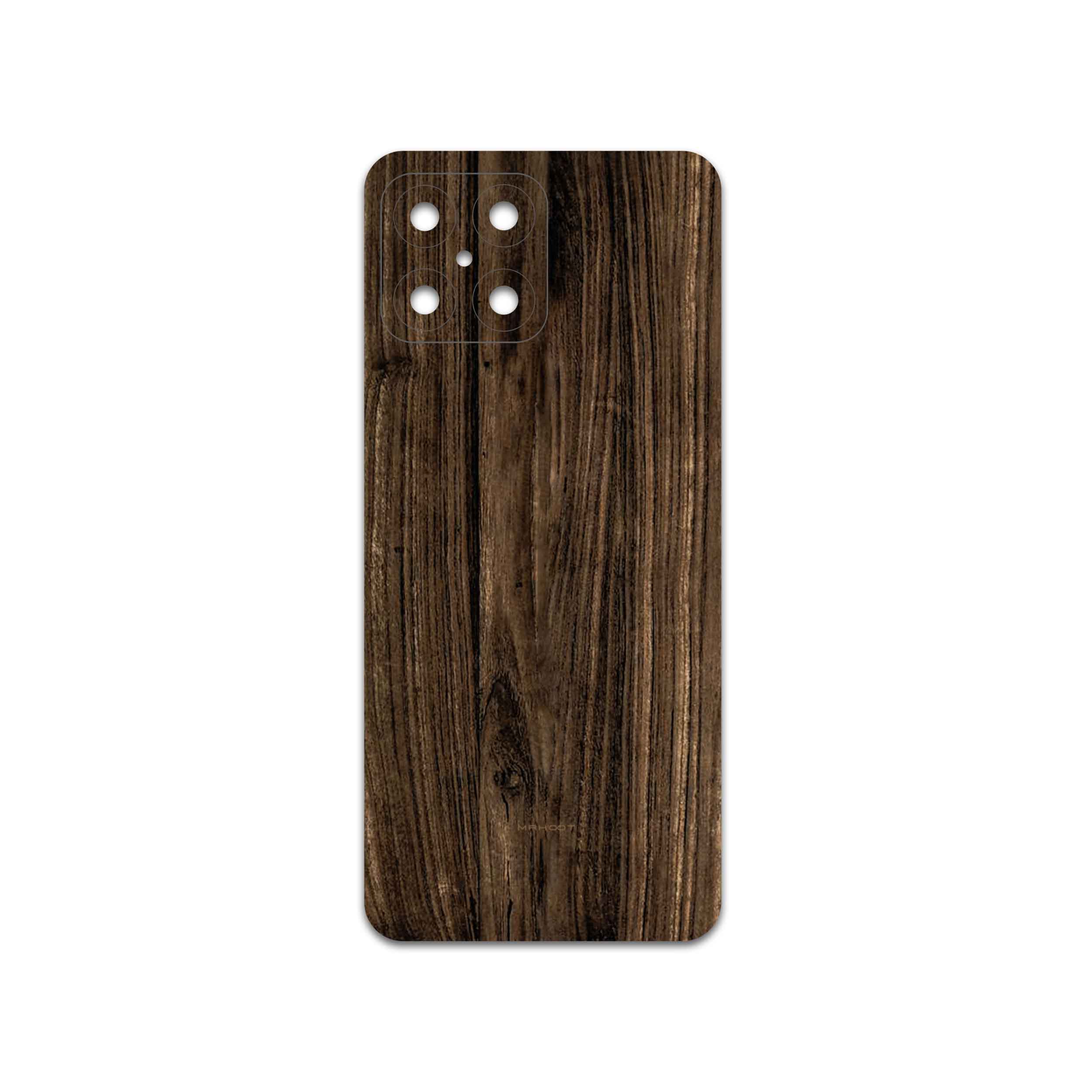 برچسب پوششی ماهوت مدل Dark-Walnut-Wood مناسب برای گوشی موبایل آنر X8