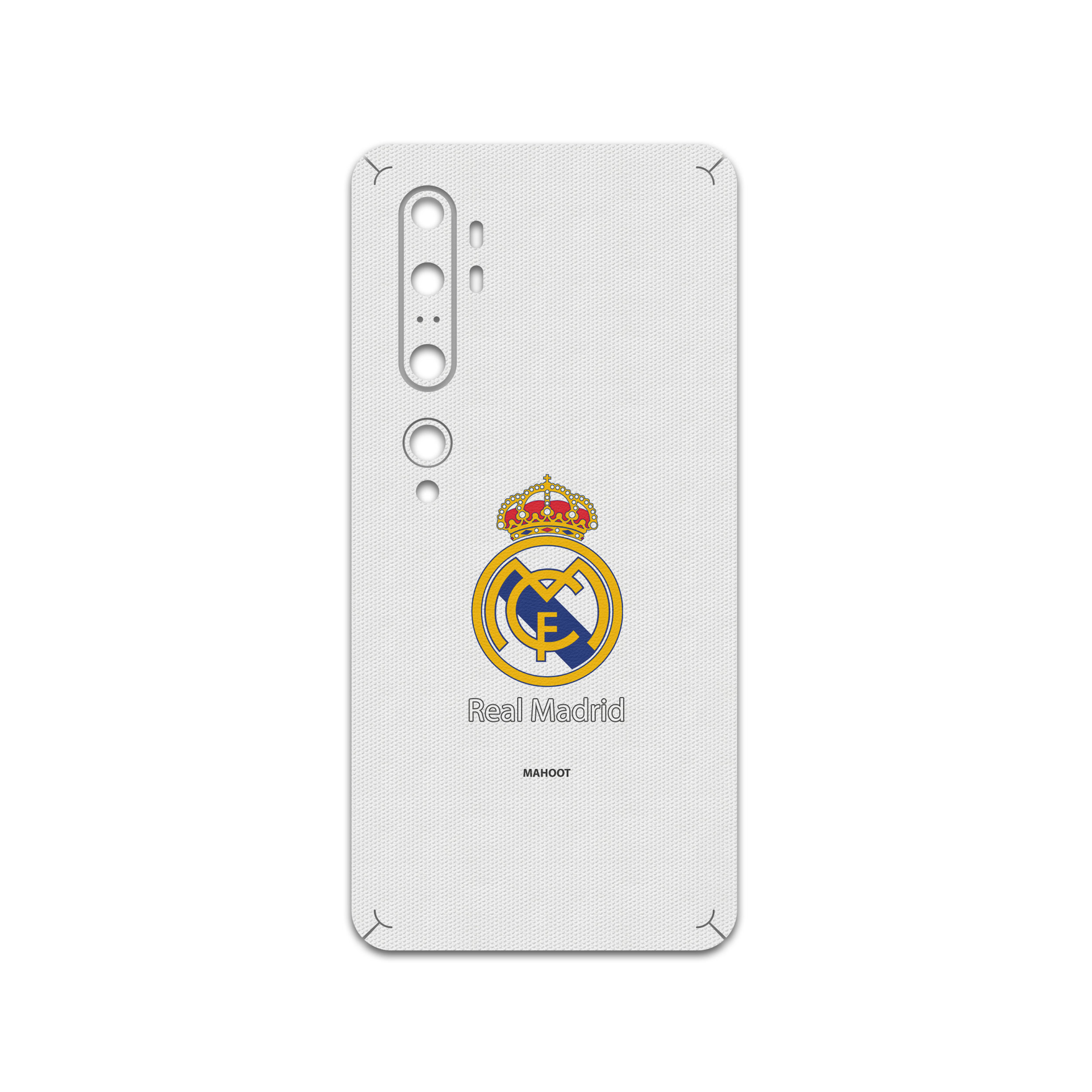 برچسب پوششی ماهوت مدل REAL-MADRID-FC مناسب برای گوشی موبایل شیائومی Mi Note 10
