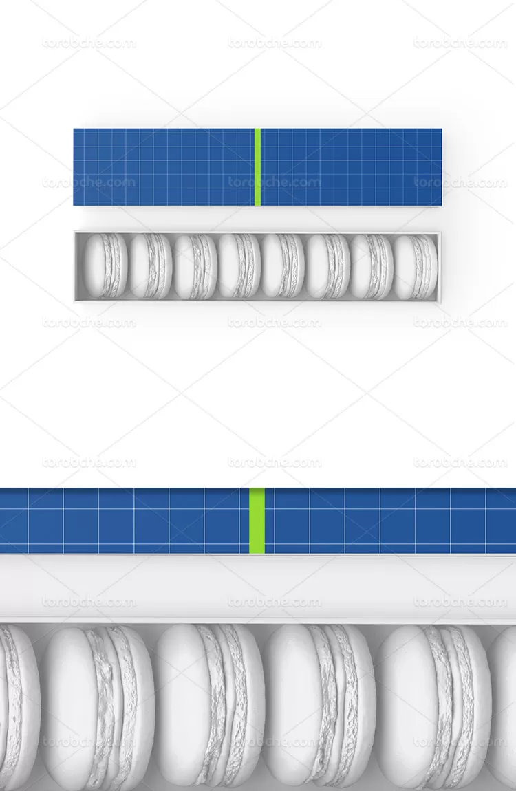 موکاپ بسته بندی شیرینی با کیفیت | گرافیک با طعم تربچه