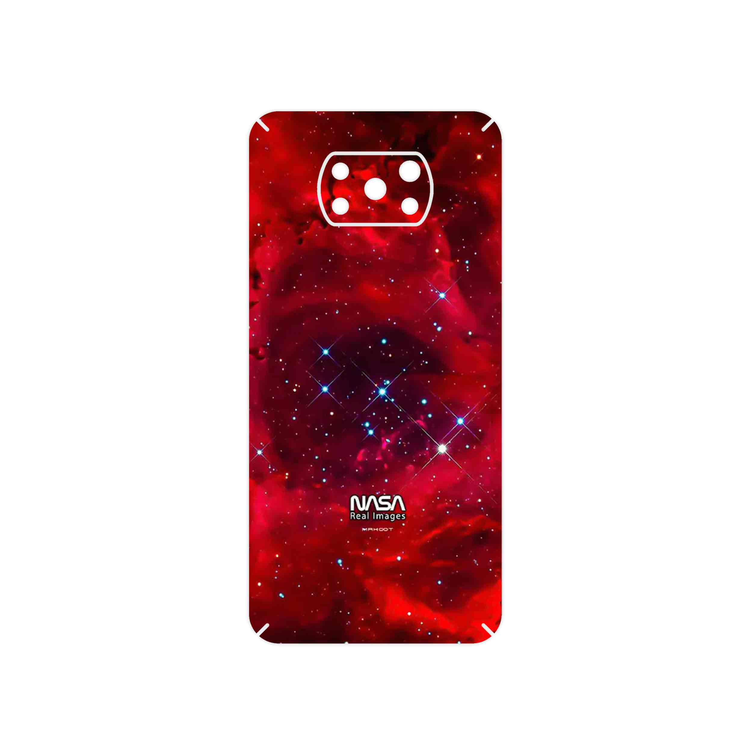 برچسب پوششی ماهوت مدل Universe b NASA 10 مناسب برای گوشی موبایل شیائومی Poco X3 Pro