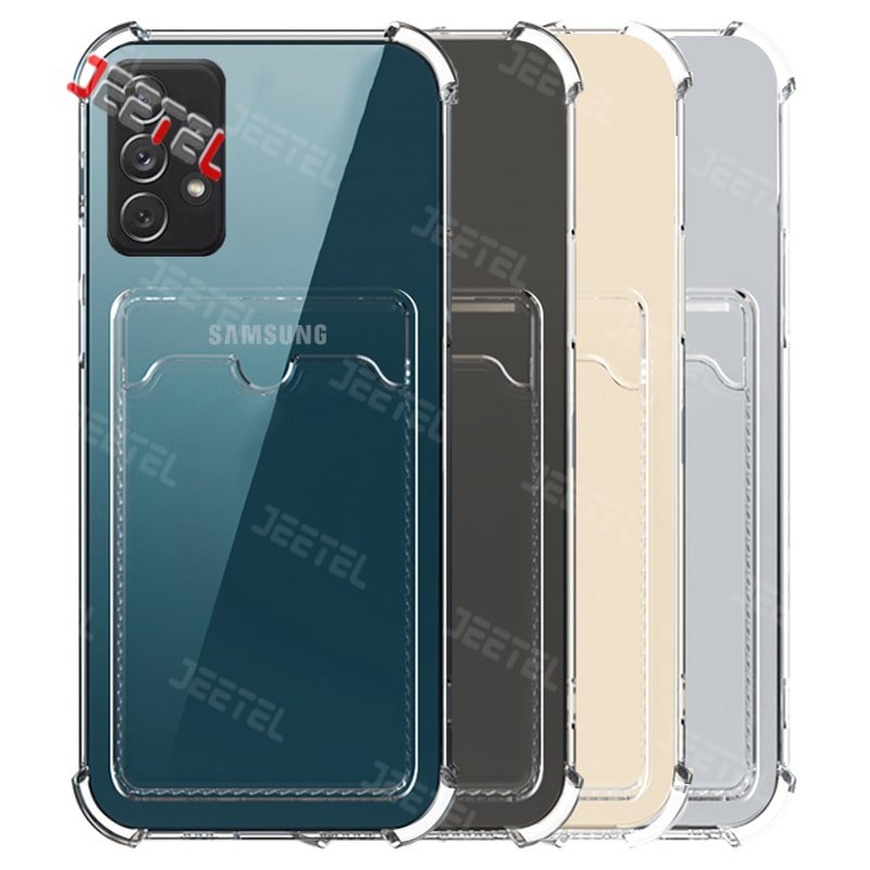 قاب شفاف کپسولی برای گوشی Samsung A32 5G مدل جاکارتی محافظ لنزدار