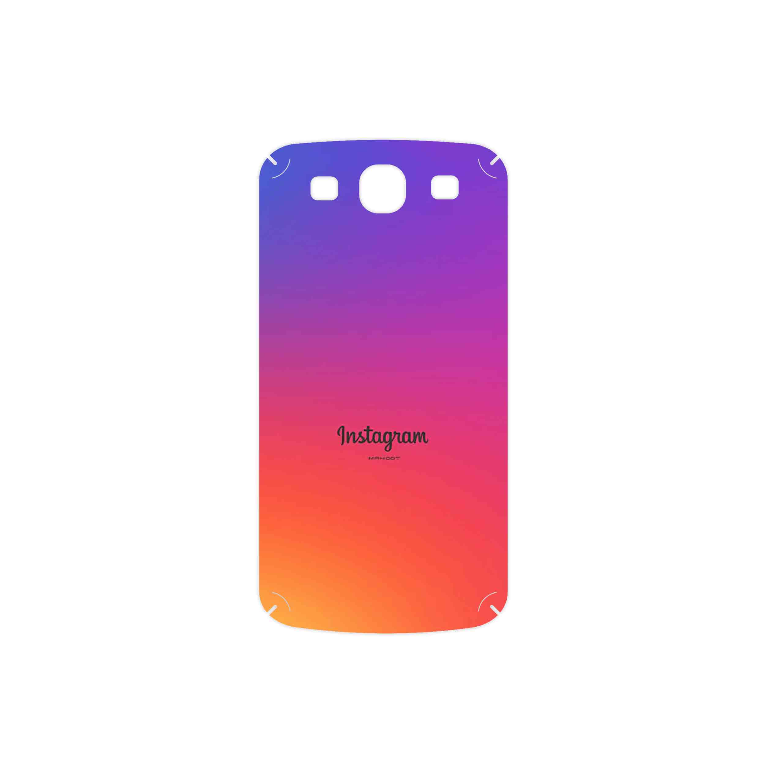 برچسب پوششی ماهوت مدل Instagram مناسب برای گوشی موبایل سامسونگ Galaxy S3 Neo