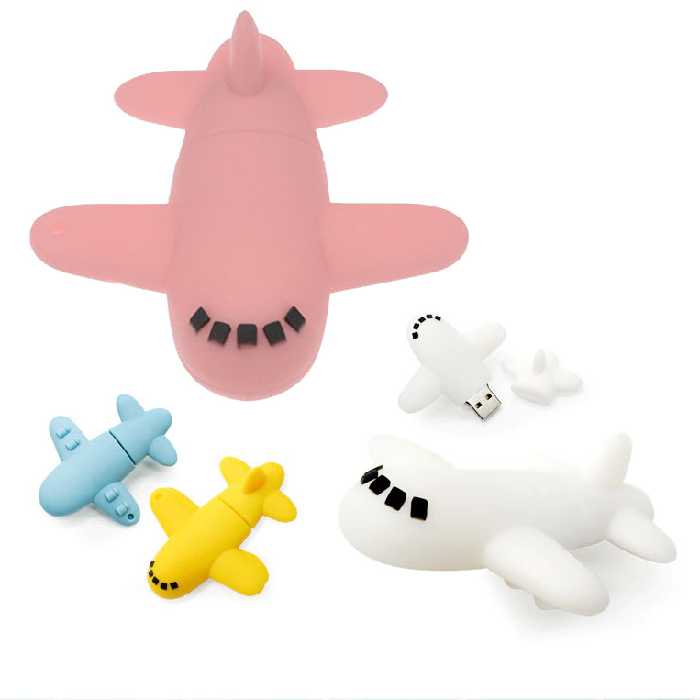  فلش مموری پرلیت یو اس بی طرح هواپیما کد W-70 ظرفیت 128 گیگابایت