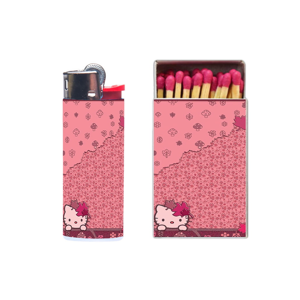 فندک مدل کیتی کد 1449 به همراه کبریت