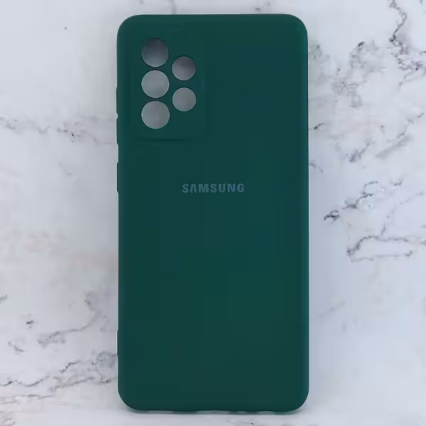 کاور سیلیکونی رنگی مدل TPN مناسب برای گوشی موبایل سامسونگ Galaxy A52s - سبز یشمی