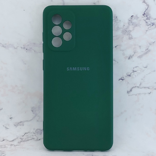کاور سیلیکونی رنگی مدل TPN مناسب برای گوشی موبایل سامسونگ Galaxy A52s - سبز یشمی