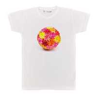 تی شرت بچگانه پرمانه طرح گل کد pmt.6067