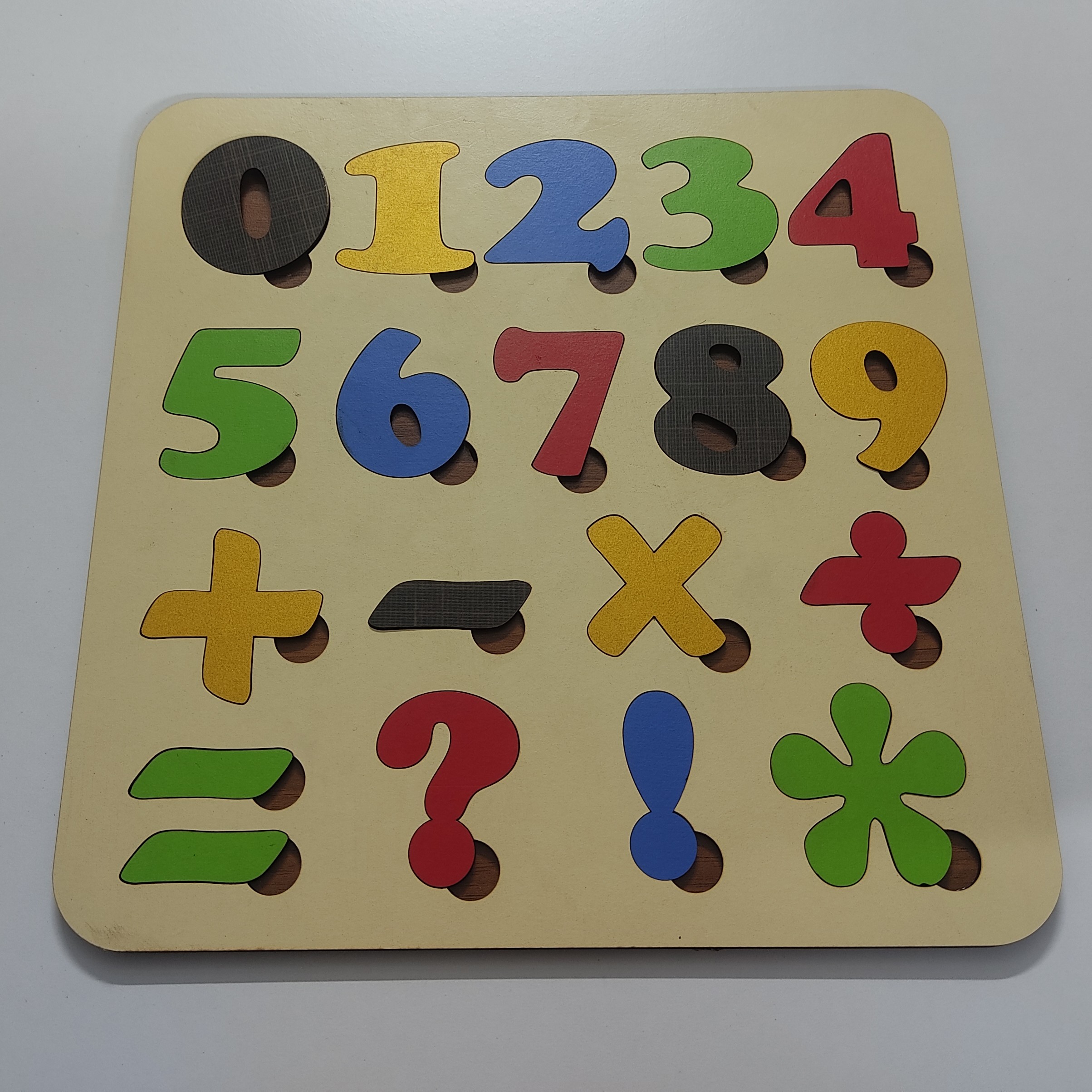 بازی و ریاضی فکری آموزشی چوبی برای کودکان