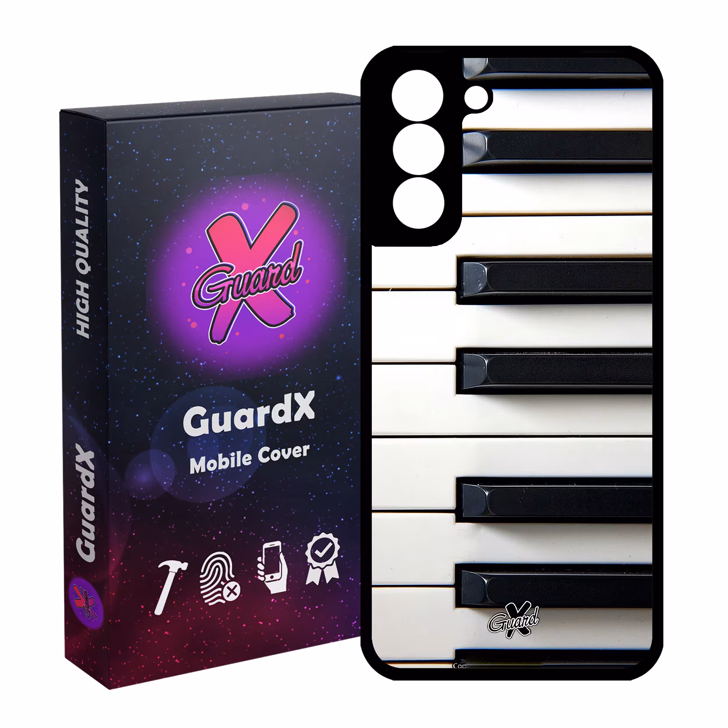 کاور گارد ایکس طرح Piano مدل Glass10101 مناسب برای گوشی موبایل سامسونگ Galaxy S21