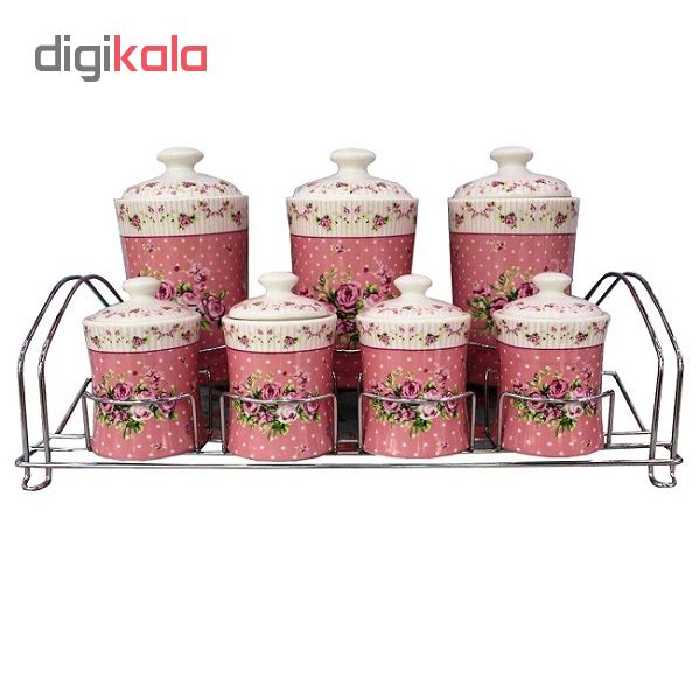 ست جا ادویه 7 پارچه مدل آنجل