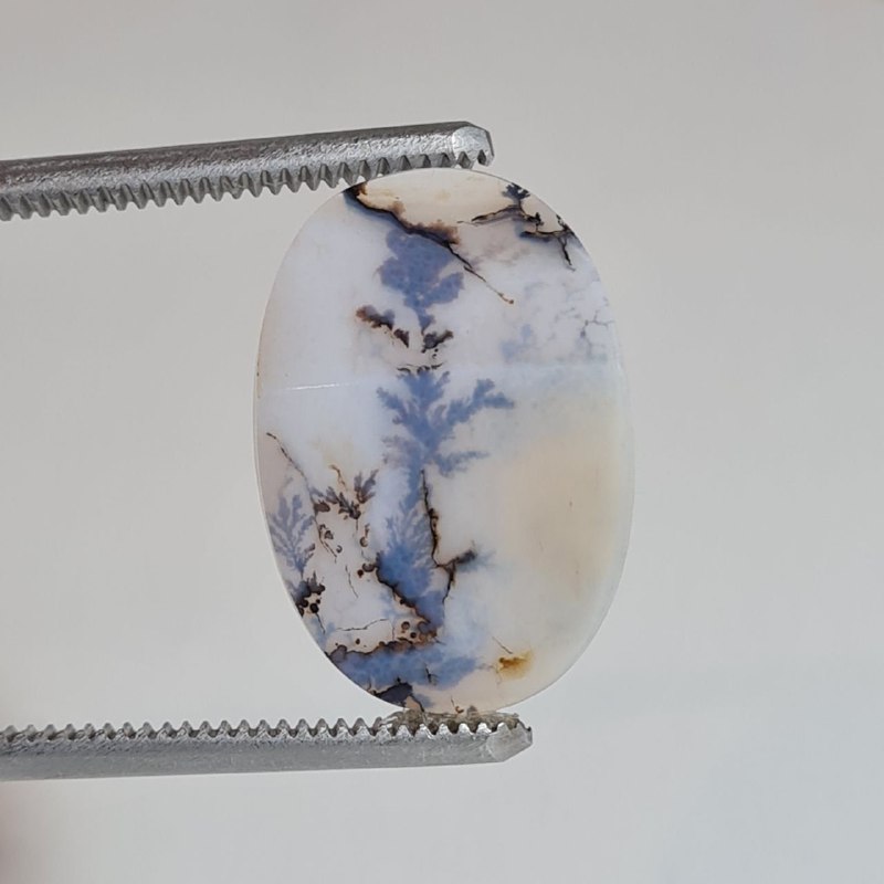 نگین عقیق شجر بیضی 9770