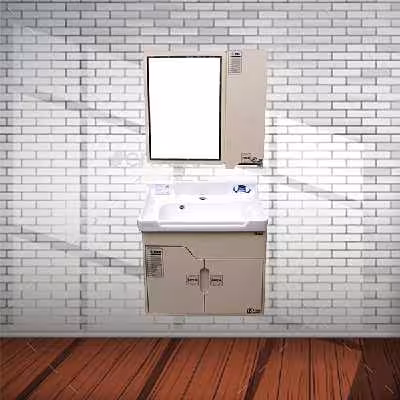 ست کابینت و روشویی مدل کویین 60 به همراه آینه و باکس
