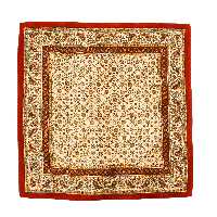 رومیزی قلمکار طرح گل ریز کد 36