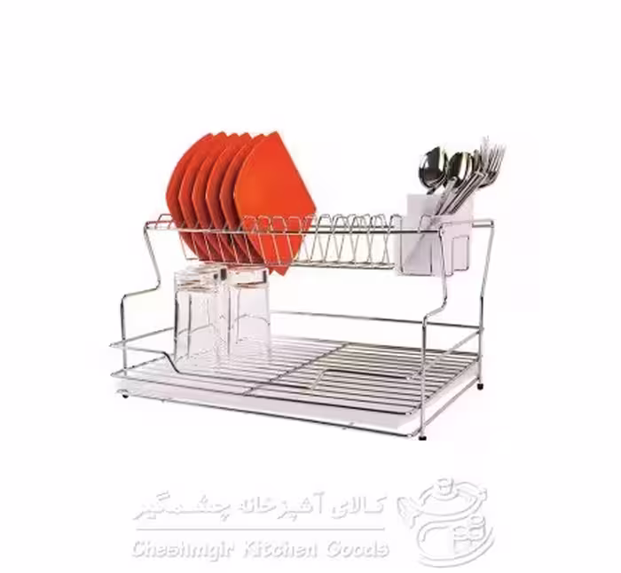 آبچکان فلزی دو طبقه ماهون کد 129200-N