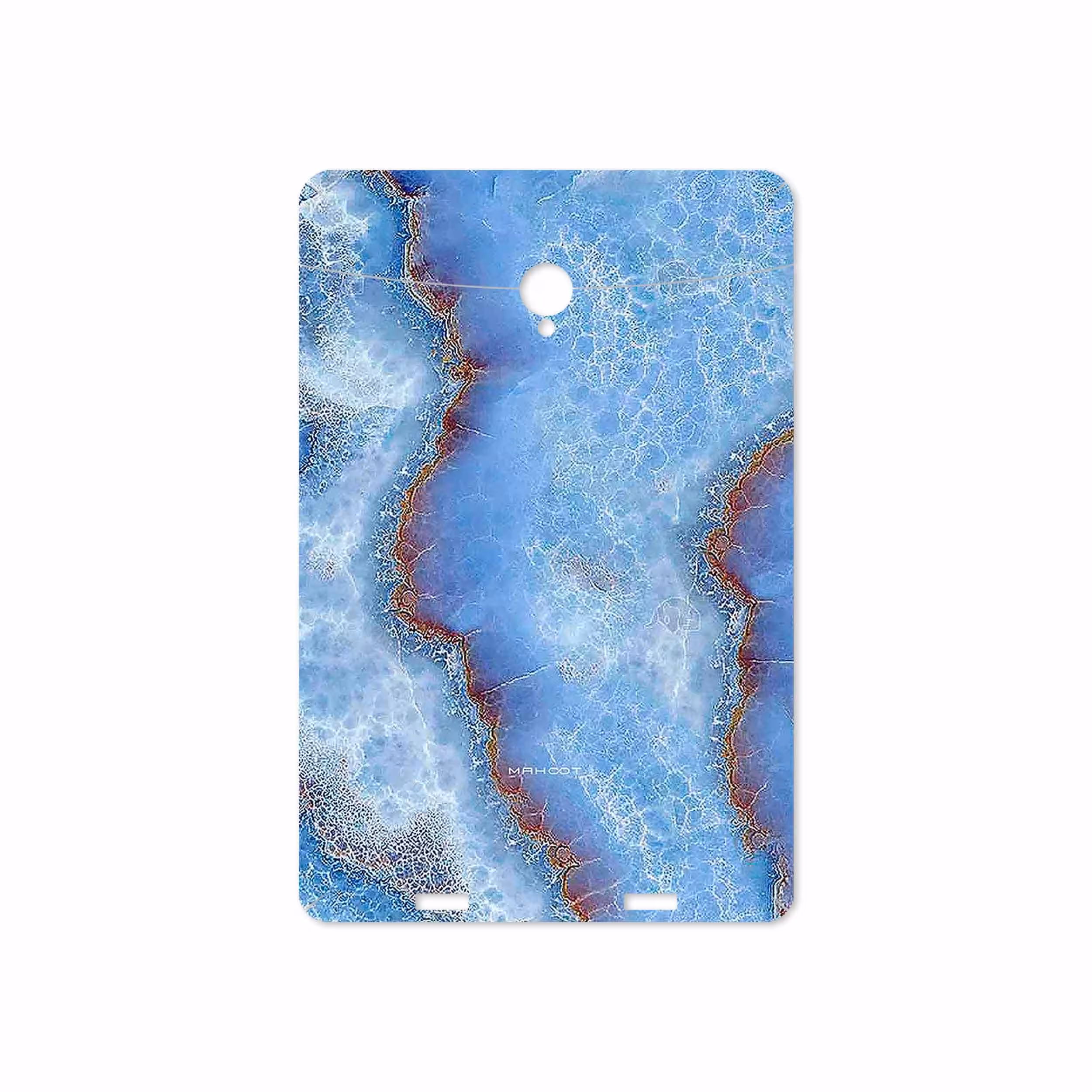 برچسب پوششی ماهوت مدل Blue Ocean Marble مناسب برای تبلت وریکو Unipad