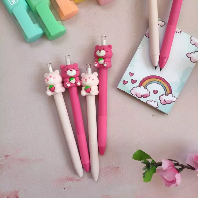 اتود بی نهایت طرح خرس توت فرنگی برند kuki