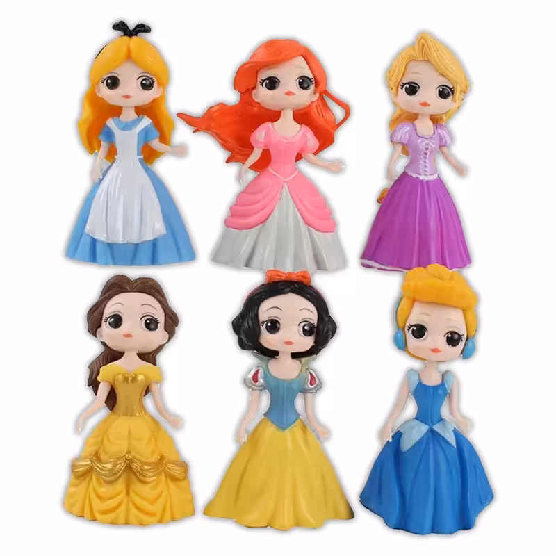 فیگور پرنسس های دیزنی Disney Princess مجموعه 6 عددی